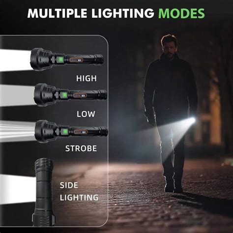 Torcia ricaricabile USB, torcia magnetica a LED super luminosa, torcia ...