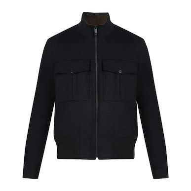 Buy Men Solid Navy Casual Jacket Online at The Collective - 647860