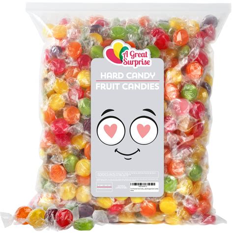 Amazon.com : Fruit Flavored Hard Candy - 4 LB Bulk Candy - Assorted ...