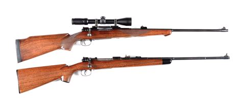 Lot Detail - (C) LOT OF 2: SPORTERIZED K98 MAUSER BOLT ACTION RIFLES