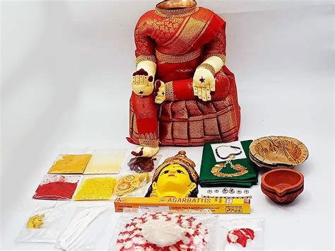 Buy PujaNPujari Combo Varalakshmi Kit with Complete Puja Samagri Set ...