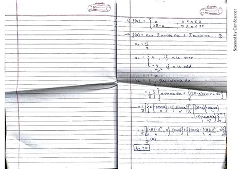 Complex Variables: Module Notes and Fourier Expansion Insights - Studocu