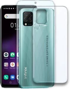 lazzy in hub Front and Back Tempered Glass for Infinix Hot 10s HNF ...