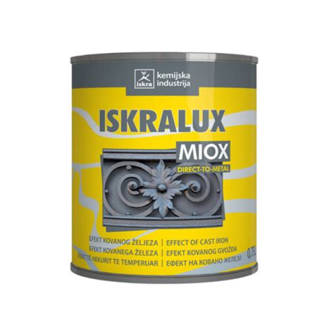 Boja za metal ISKRA MIOX ANTRACIT 0,75L | Pevex