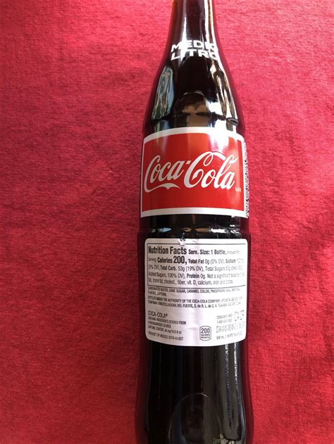 Mexican Coke Nutrition Label - Coca Cola Zero Sugar Nutrition Facts ...