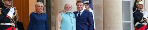 French President Macron Hosts Private Dinner In Honour of PM Modi ...