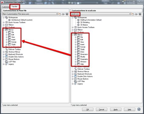 Image result for Change Express Menu Toolbar AutoCAD