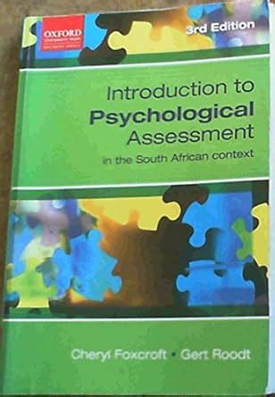 Buy Introduction to Psychological Assessment 3e Book Online at Low ...