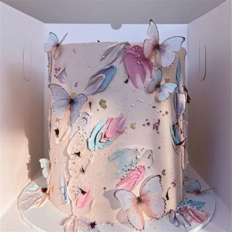 Image result for Exploding Birthday Cake with Butterflies