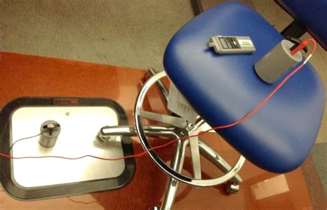 Esd chair Measurement as per ANSI/ESD STM 12.1 Esd standards.