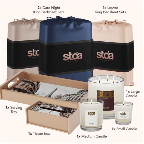 Luxury Gift hamper | Stoa Bedding Set | Scented candle & more – Stoa Paris