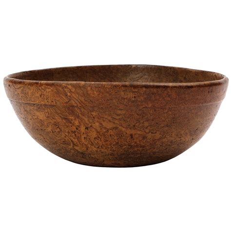 Home & Living Bowls Dining & Serving Vintage Turned Wood Bowl with ...