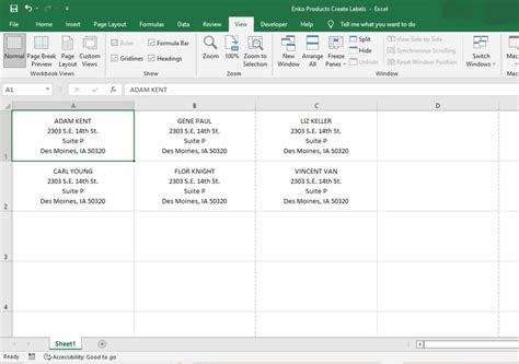 Image result for Excel Label Customization