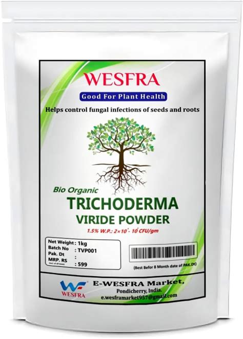 OrganicDews Trichoderma Viride Powder (2 Kg) (2 x 10^8 CFU per Gram ...