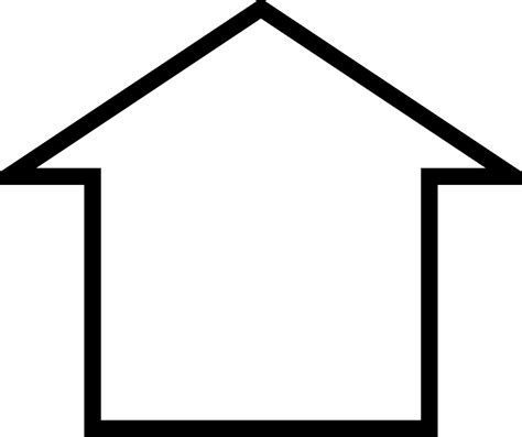 Free House Outline Transparent, Download Free House Outline Transparent png images, Free ...