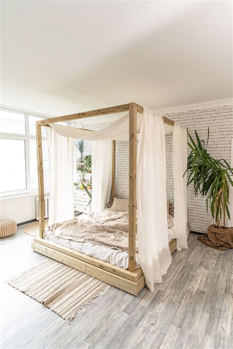 Make White Canopies For Beds