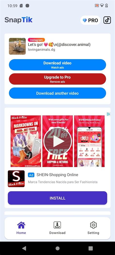 Descargar SnapTik 2.0 APK Gratis para Android