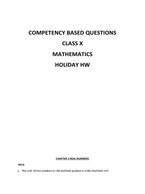 Image result for Class 10 Assignment 3rd Week Math