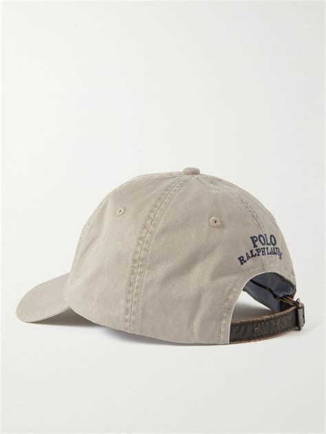 Polo Ralph Lauren - Logo-Embroidered Cotton-Twill Baseball Cap Polo ...