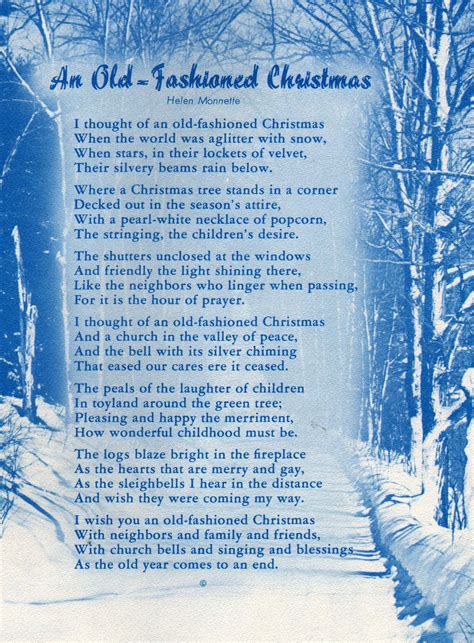 Inspirational Christmas Poems For Seniors