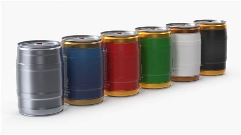Customizable Beverage Keg Set 3D model | 3D Molier International