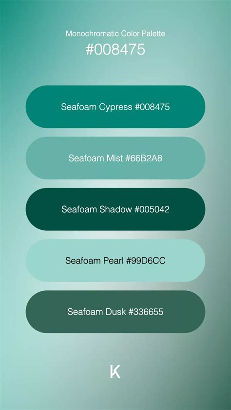 #008475 · Color Palette in 2025 | Color palette, Hex color palette, Color
