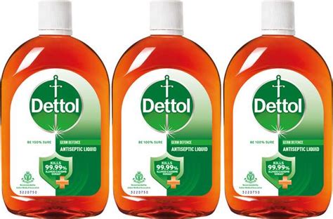 Dettol Antiseptic Liquid for First Aid , Surface Disinfection ...