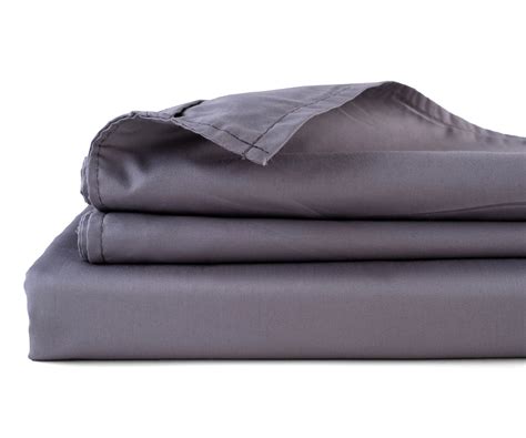 Grey Flat Sheet | Best Sateen Bed Sheets | 100% cotton