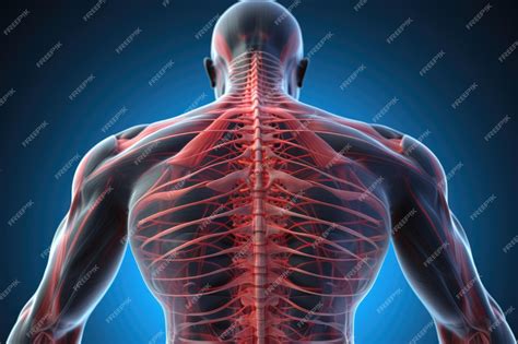 Premium AI Image | Understanding Back Pain Diagram And Explanations