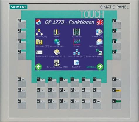 6AV6642-0DC01-1AX1 Siemens | Siemens Backlit LCD HMI Terminal, Membrane ...