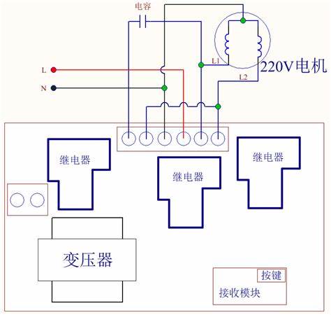 水泵电容接线图怎么接