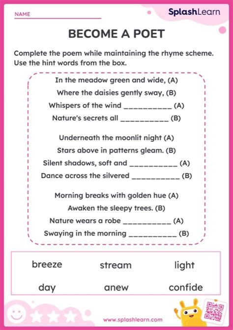 Year 5 English Worksheets - Free Printable (Age 9 - 10) | SplashLearn