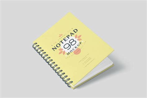 Cute Spiral Notebook Mockups | Design Shack