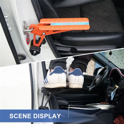 Buy Universal Car Door Step Latch Foldable Roof Rack Foot Pedal Ladder ...