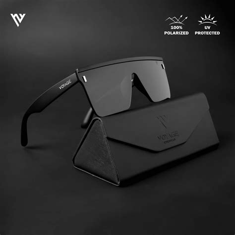 Rover | Black Polarized Wayfarer Sunglasses - PMG4573