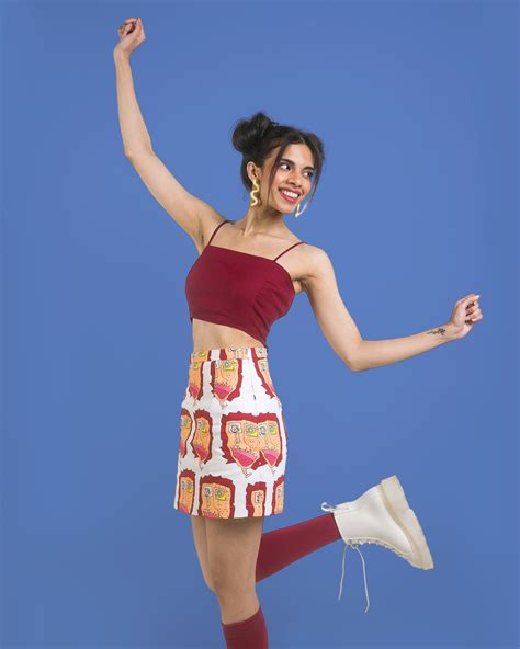 CRYING RAJU MINI SKIRT – SAZO