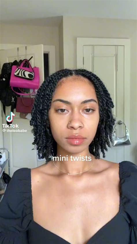 Short Mini Twist Hairstyles