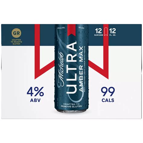 Michelob ULTRA Amber Max Light Beer, 12 pack - Shop Beer at H-E-B