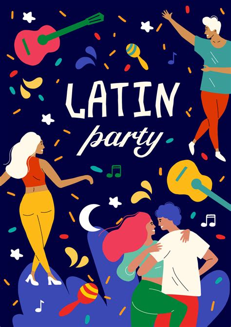 Latin dance party. Bachata and Salsa Dance Festival. The dancers move ...