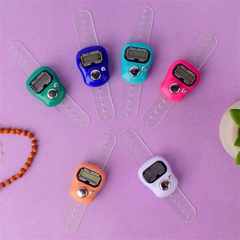 Buy Digital Finger Japa Counter (Assorted Color) in India at Best Price ...