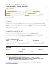 Image result for Examples of Picot Questions