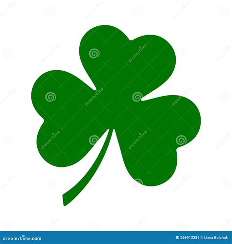 St Patrick Day, Shamrock Green Icon, Symbol of Ireland, Vector ...