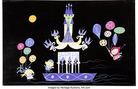 Mary Blair "It's a Small World" Concept Painting (Walt Disney, | Lot ...