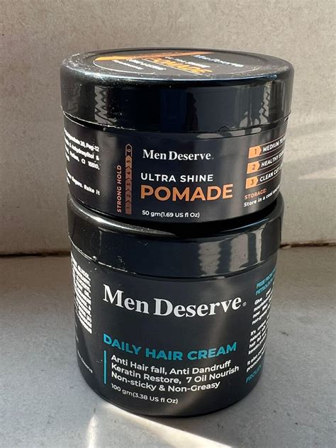 Men Deserve Natural Finish Hair Clay Wax (75gm) : Amazon.in: Beauty
