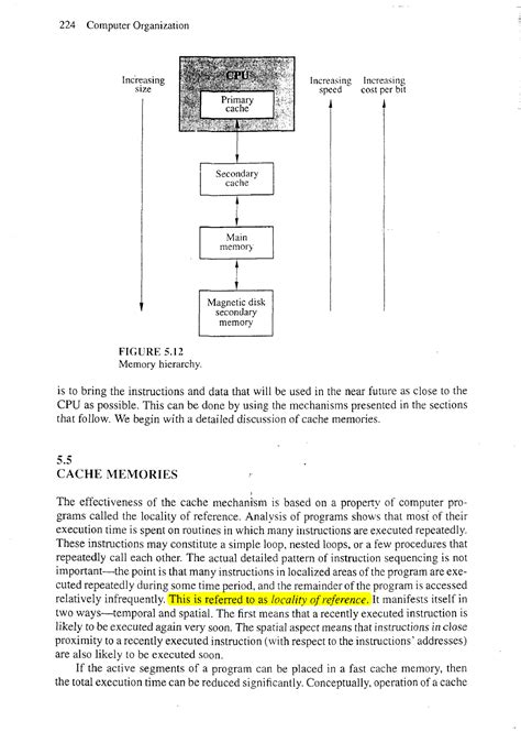 Cache memories-5 - 224 Computer Organization Increasing size cache Main ...