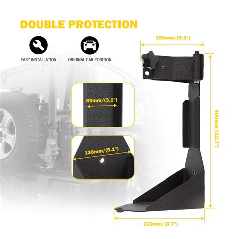Buy AUXMART High Lift Jack Mount Rear HIGH Lift Jack Mount for 2018 ...