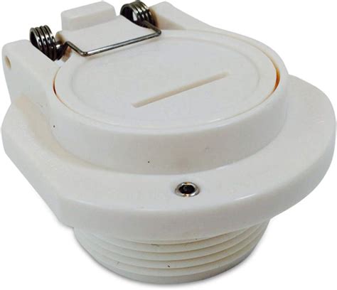 Buy ATIE Free Rotation Pool Vacuum Vac Lock Safety Wall Fitting White ...