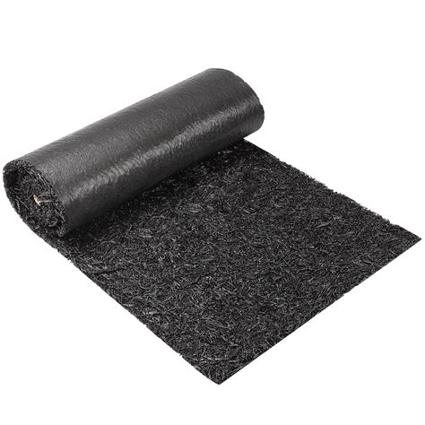 Harmiden Recycled Rubber Mulch Roll Mat Black Mulch Walkway Permanent ...