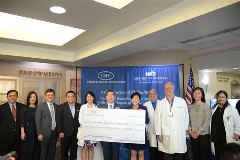 Charles Huang Foundation Makes Record-Breaking Donation to Methodist ...