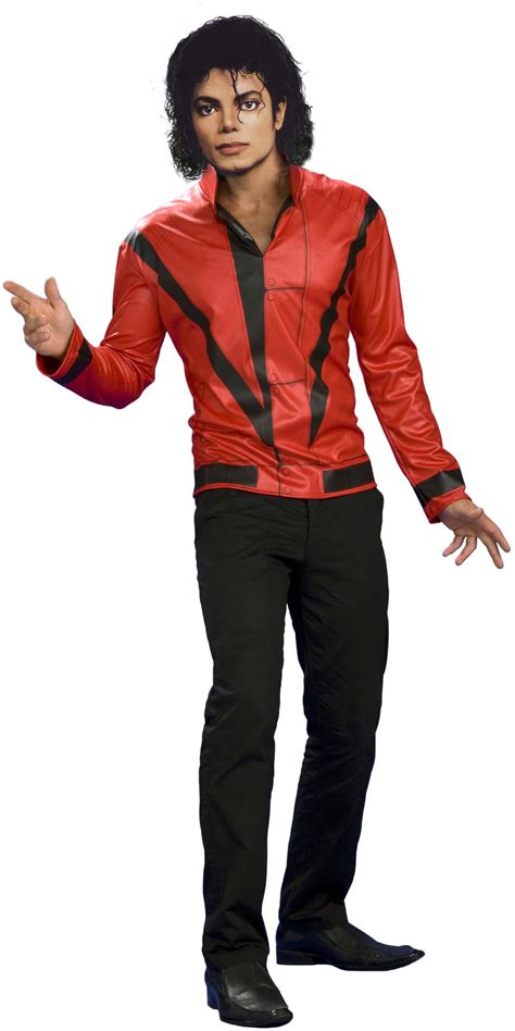Michael Jackson Red Thriller Jacket Adult Costume - PartyBell.com